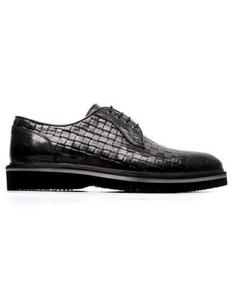 Taipei Black 100% Leather Men's Oxfords, Classic Shoes for Everyday Elegance