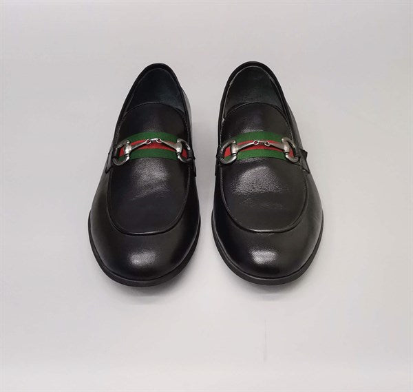 Doha Black Leather Men's Loafers, Luxurious Leather Footwear for Stylish Gentlemen