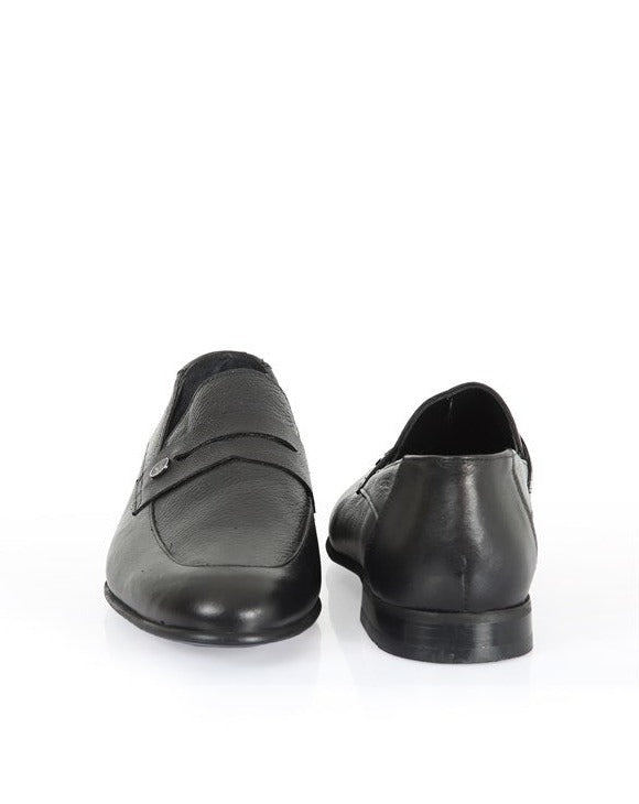 Louis Black Leather Men's Dress Shoes, Handcrafted with High-Quality Materials